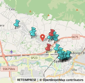 Mappa Via Del Rivo angolo, 05100 Terni TR, Italia (2.021)