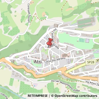 Mappa Via A. Grue, n°9, 64032 Atri, Teramo (Abruzzo)