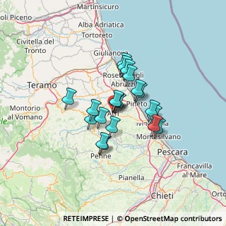 Mappa Via A. Grue, 64032 Atri TE, Italia (9.558)