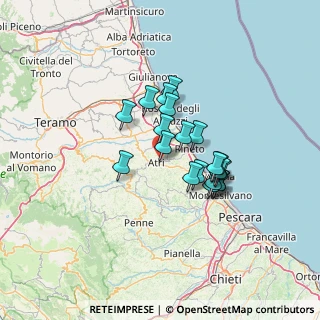 Mappa Contrada Torroni, 64032 Atri TE, Italia (10.4775)