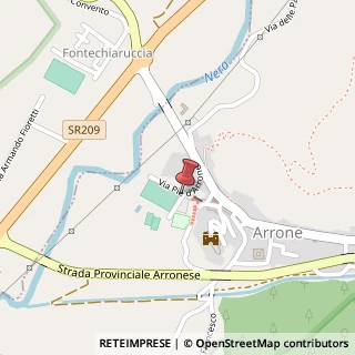 Mappa Via Pi? d'Arrone, 2, 05031 Arrone, Terni (Umbria)