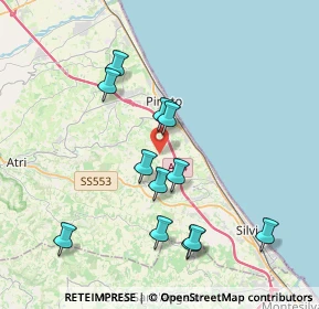 Mappa Via Colle Cretone, 64025 Pineto TE, Italia (3.9375)