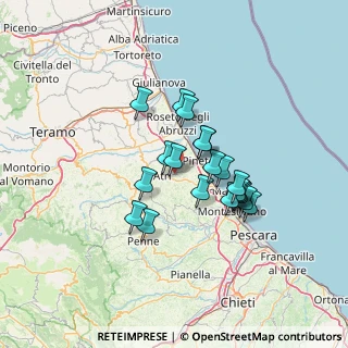 Mappa SP28, 64032 Atri TE, Italia (10.972)