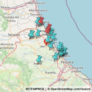Mappa SP28, 64032 Atri TE, Italia (11.6855)