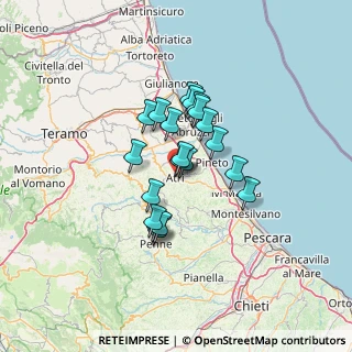 Mappa Via Canale, 64032 Atri TE, Italia (9.784)