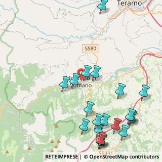 Mappa CAP, 64046 Montorio Al Vomano TE, Italia (5.666)