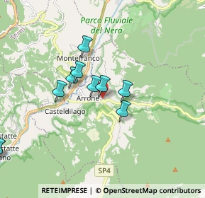Mappa Via Guglielmo Marconi, 05031 Arrone TR, Italia (2.2825)