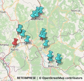 Mappa Via Guglielmo Marconi, 05031 Arrone TR, Italia (15.17556)
