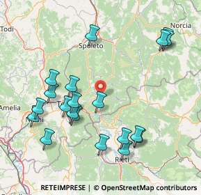 Mappa Via Guglielmo Marconi, 05031 Arrone TR, Italia (18.167)