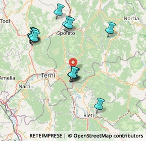 Mappa Via Guglielmo Marconi, 05031 Arrone TR, Italia (17.10467)
