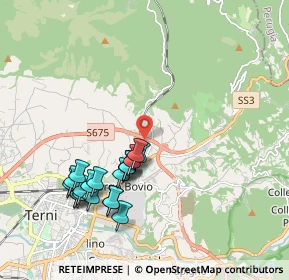 Mappa Via Trevi, 05100 Terni TR, Italia (2.1085)