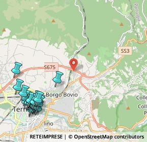 Mappa Via Trevi, 05100 Terni TR, Italia (3.1745)