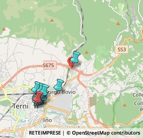 Mappa Via Trevi, 05100 Terni TR, Italia (2.51077)