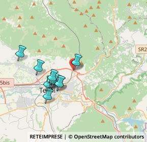 Mappa Via Trevi, 05100 Terni TR, Italia (3.40636)