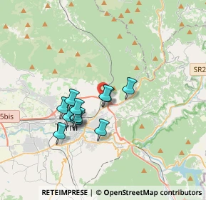 Mappa Via Trevi, 05100 Terni TR, Italia (2.88333)