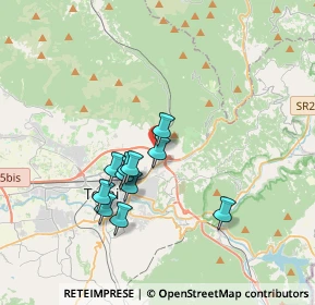 Mappa Via Trevi, 05100 Terni TR, Italia (3.11364)