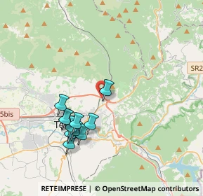 Mappa Via Trevi, 05100 Terni TR, Italia (3.81273)