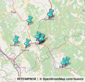 Mappa Via Trevi, 05100 Terni TR, Italia (12.98917)