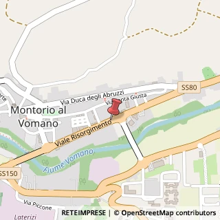 Mappa Viale Risorgimento, 92, 64046 Montorio al Vomano, Teramo (Abruzzo)