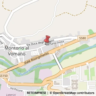Mappa Via Giuseppe Garibaldi, 22, 64046 Montorio al Vomano, Teramo (Abruzzo)