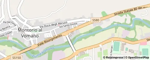 Mappa Montorio al Vomano