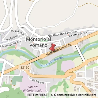 Mappa Viale Risorgimento, 32, 64046 Montorio al Vomano, Teramo (Abruzzo)