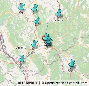 Mappa Via della Capinera, 05100 Terni TR, Italia (14.79643)