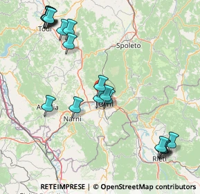 Mappa Via della Capinera, 05100 Terni TR, Italia (20.7835)