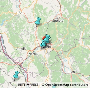 Mappa Via della Capinera, 05100 Terni TR, Italia (23.70909)