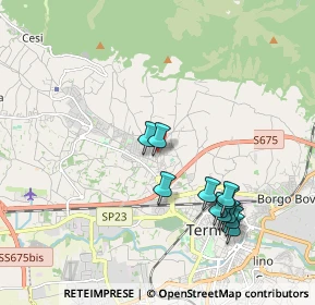 Mappa Via della Capinera, 05100 Terni TR, Italia (2.00545)