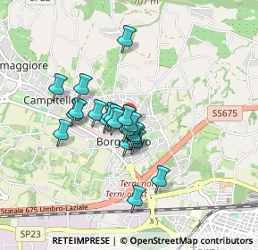 Mappa Via della Capinera, 05100 Terni TR, Italia (0.668)