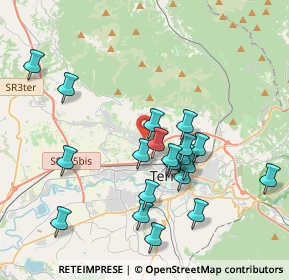 Mappa Via della Capinera, 05100 Terni TR, Italia (3.946)