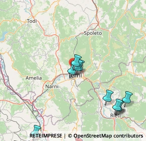 Mappa Via del Tordo, 05100 Terni TR, Italia (29.67368)