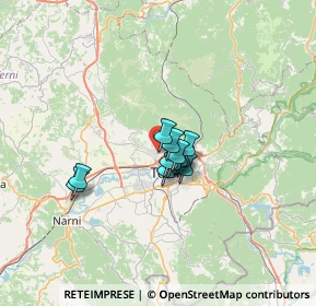 Mappa Via del Tordo, 05100 Terni TR, Italia (3.84667)