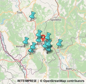 Mappa Via della Lepre, 05100 Terni TR, Italia (9.4375)