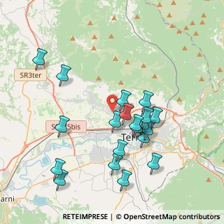 Mappa Via della Lepre, 05100 Terni TR, Italia (4.0565)