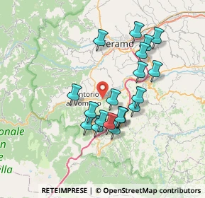 Mappa SS150, 64049 Tossicia TE, Italia (6.54316)