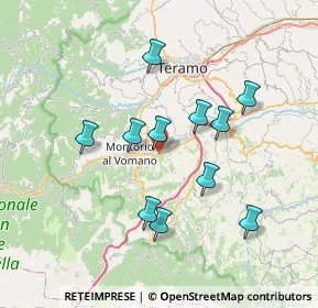 Mappa SS150, 64049 Tossicia TE, Italia (6.83727)