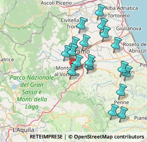 Mappa SS150, 64049 Tossicia TE, Italia (15.03556)