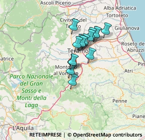 Mappa SS150, 64049 Tossicia TE, Italia (10.1525)