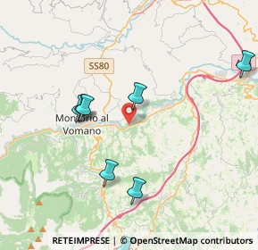 Mappa SS150, 64049 Tossicia TE, Italia (7.096)
