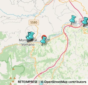 Mappa SS150, 64049 Tossicia TE, Italia (7.072)