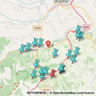 Mappa SS150, 64049 Montorio al Vomano TE, Italia (4.943)