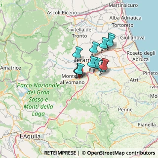 Mappa SS150, 64049 Montorio al Vomano TE, Italia (9.06333)