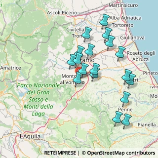 Mappa SS150, 64049 Montorio al Vomano TE, Italia (14.99667)