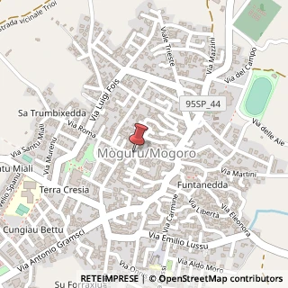 Mappa Piazza del popolo 29, 09095 Mogoro, Oristano (Sardegna)