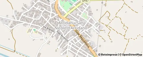 Mappa San Nicolò d'Arcidano