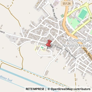 Mappa Via E. D'Arborea, 10, 09097 San Nicolò d'Arcidano, Oristano (Sardegna)