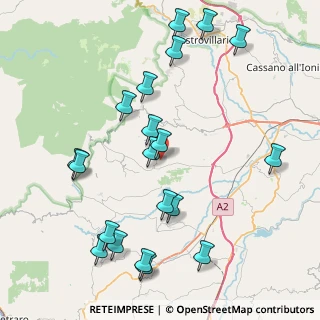 Mappa Contrada Boscari, 87042 Altomonte CS, Italia (10.2735)