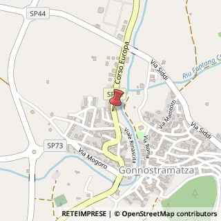 Mappa Piazza Montrigu de Reos, 1, 09093 Gonnostramatza, Oristano (Sardegna)